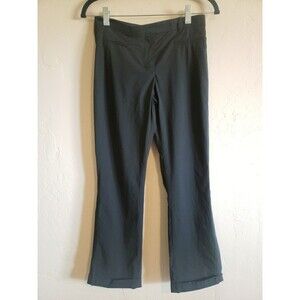 'S MaxMara Pants Women's Size 2 Black Cuffed Hem Business Comfy Casual Trousers